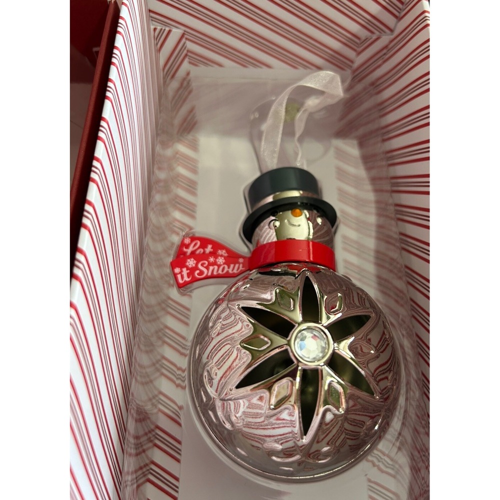 Hallmark Keepsake 2017 Let It Snowman Premium Metal Christmas Tree Ornament‎ NIB